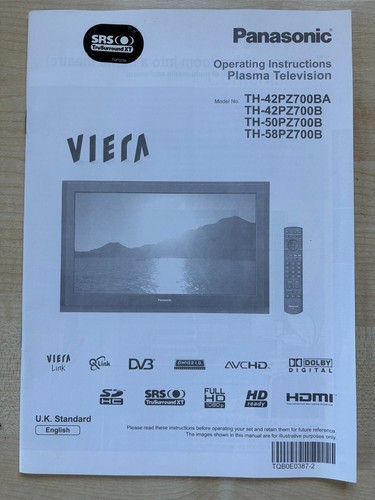 Panasonic viera plasma - tv, al